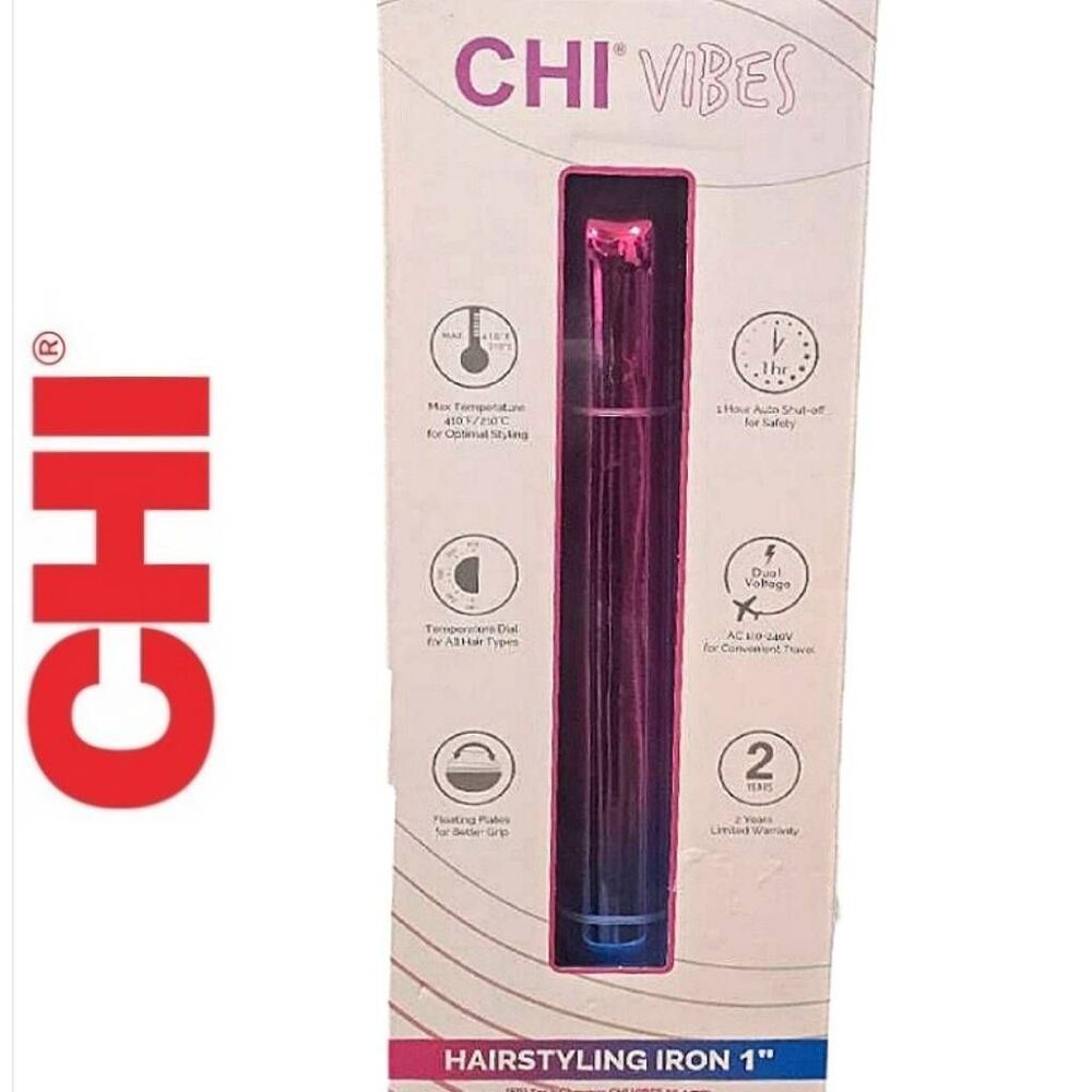Chi Vibes 1" Hairstyling Iron- Metallic
